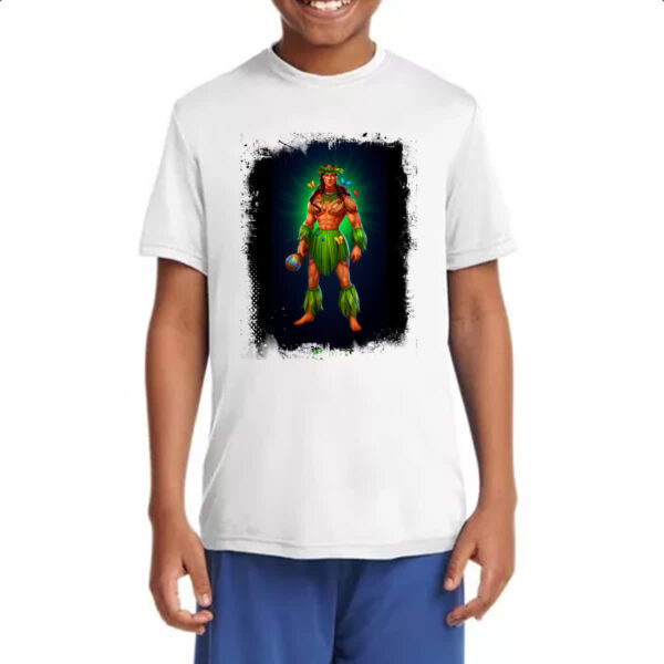 Camiseta Infanto Juvenil Empires and Puzzles heroi Tarlak traje - Imagem 4