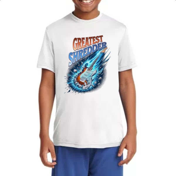 Camiseta Infanto Juvenil Guitarra Greatest Shredder - Imagem 4