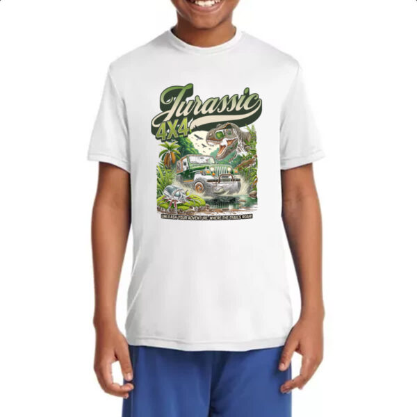 Camiseta Infanto Juvenil Jurassic 4x4 - Imagem 4