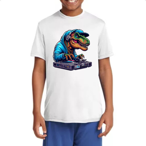 Camiseta Infanto Juvenil T-Rex DJ - Imagem 4