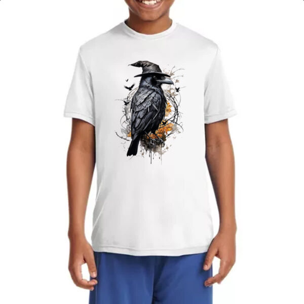 Camiseta Infanto Juvenil Mago corvo - Imagem 4