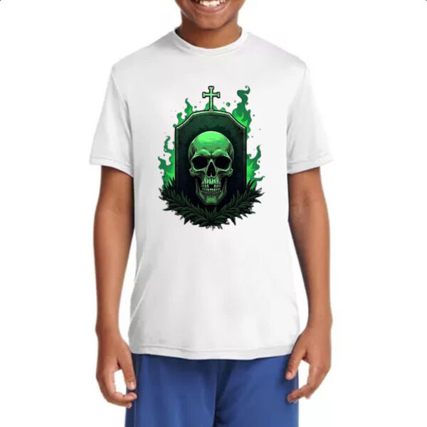 Camiseta Infanto Juvenil Skull Lapide - Imagem 4