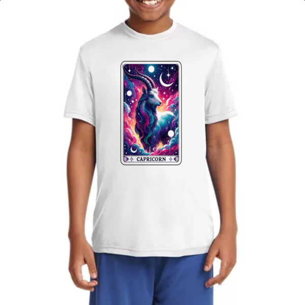 Camiseta Infanto Juvenil Signo Carta Taro Capricornio - Imagem 4