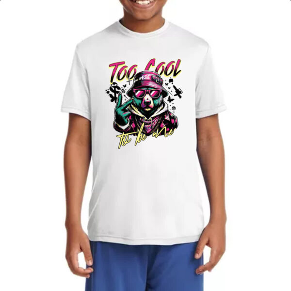 Camiseta Infanto Juvenil Urso Too Cool - Imagem 4