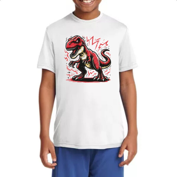 Camiseta Infanto Juvenil T-Rex eletrico - Imagem 4