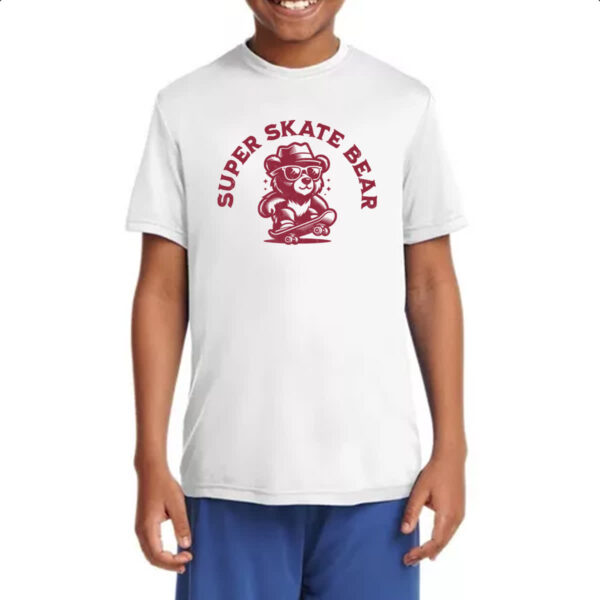 Camiseta Infanto Juvenil Urso super skate - Imagem 4