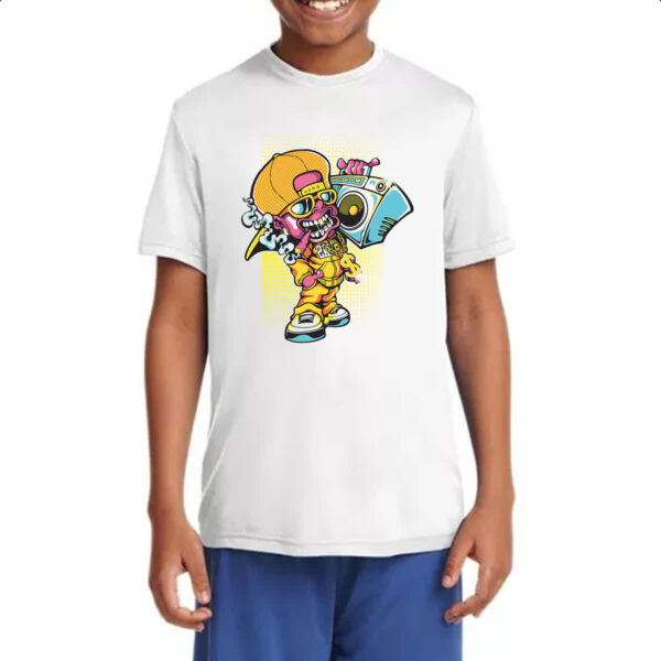 Camiseta Infanto Juvenil Zombie sound - Imagem 4