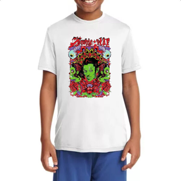Camiseta Infanto Juvenil Zombie star 1 - Imagem 4