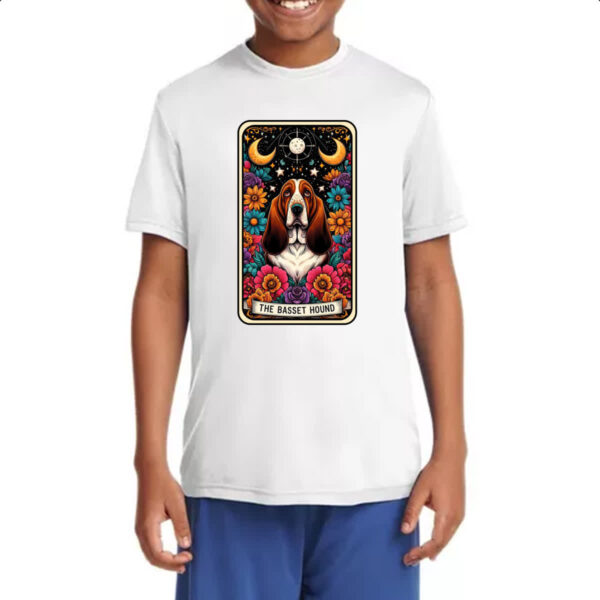 Camiseta Infanto Juvenil Taro Cachorro Basset Hound - Imagem 4