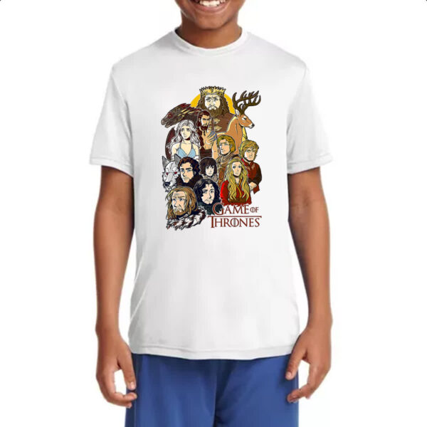 Camiseta Infanto Juvenil Game of thrones - Cartoon print - Imagem 4
