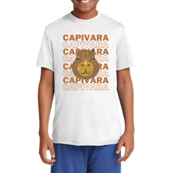 Camiseta Infanto Juvenil Capivara meme trend - Imagem 4