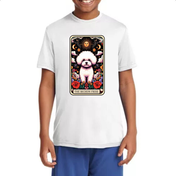 Camiseta Infanto Juvenil Taro cachorro Bichon Frise - Imagem 4