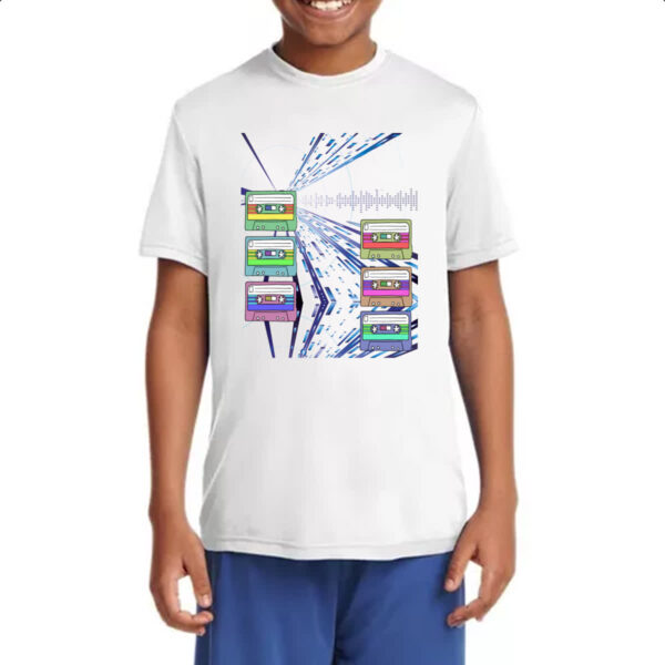 Camiseta Infanto Juvenil Fitas K7 anos 80 difusion art - Imagem 4