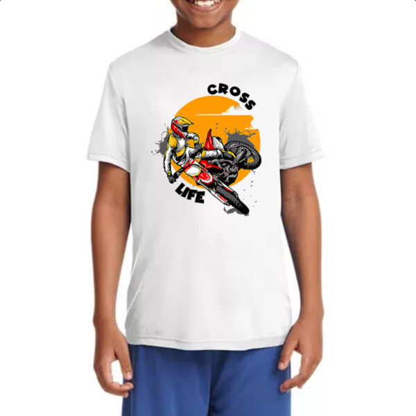 Camiseta Infanto Juvenil Moto Cross Life - Imagem 4