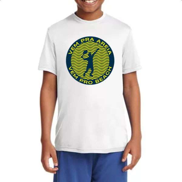 Camiseta Infanto Juvenil Vem pra areia beach - Imagem 4