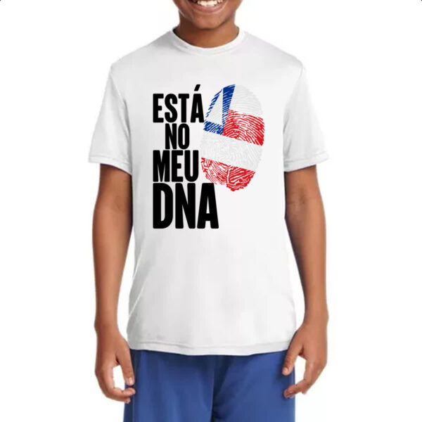 Camiseta Infanto Juvenil Esta no meu DNA Bahia - Imagem 4