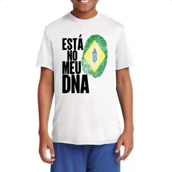 Camiseta Infanto Juvenil Esta no meu DNA Ceara - Imagem 4
