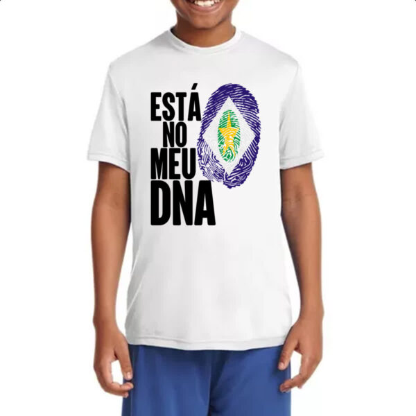 Camiseta Infanto Juvenil Esta no meu DNA Mato Grosso - Imagem 4