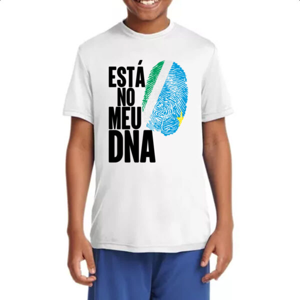 Camiseta Infanto Juvenil Esta no meu DNA Mato Grosso do Sul - Imagem 4
