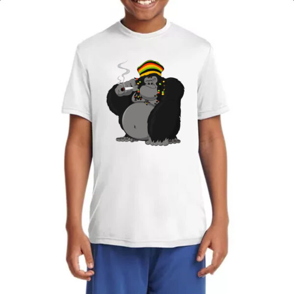 Camiseta Infanto Juvenil Gorila Reggae - Imagem 4