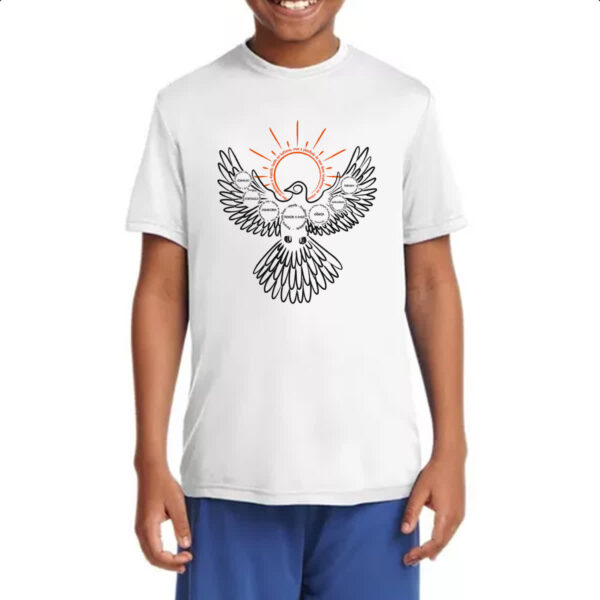 Camiseta Infanto Juvenil Batismo Religiao Catolica - Imagem 4