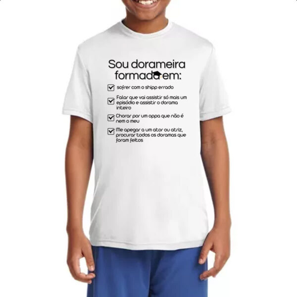 Camiseta Infanto Juvenil Dorameira formada - Imagem 4