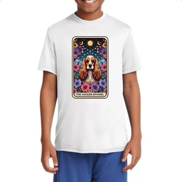 Camiseta Infanto Juvenil Taro cachorro Cocker Spaniel - Imagem 4