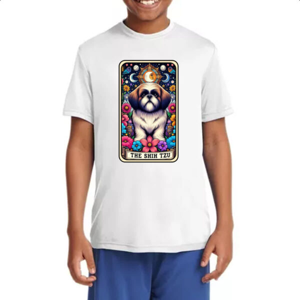 Camiseta Infanto Juvenil Taro cachorro Shih Tzu - Imagem 4