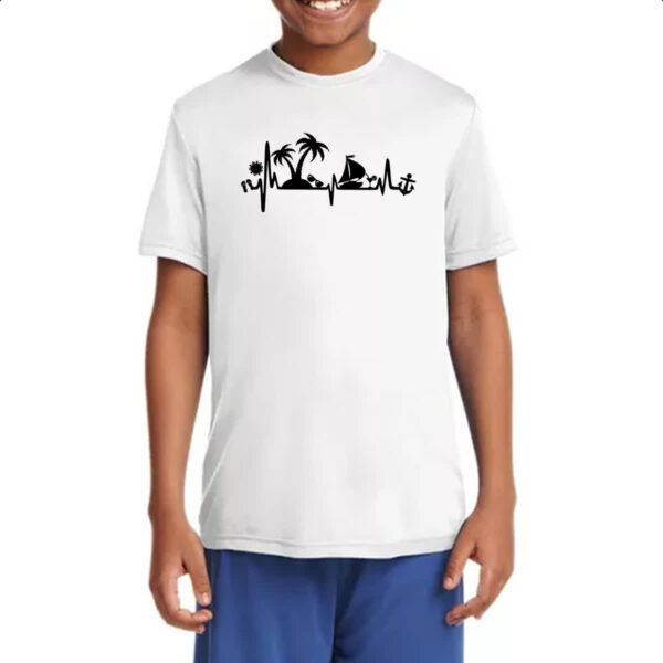 Camiseta Infanto Juvenil Surf Batimento Cardiaco - Imagem 4