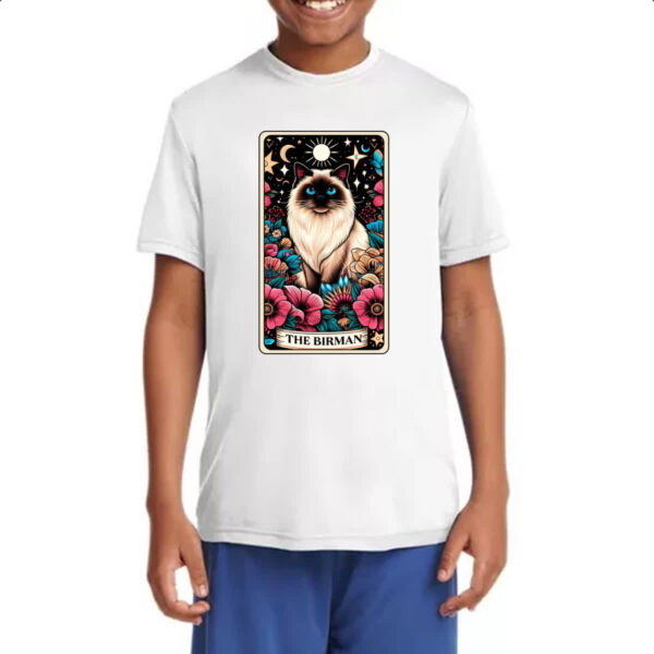Camiseta Infanto Juvenil Taro gato Birmanes - Imagem 4