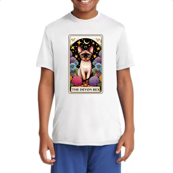 Camiseta Infanto Juvenil Taro gato Devon Rex - Imagem 4