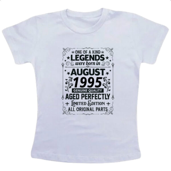 Camiseta Infanto Juvenil Legends Were Born AGO-1995
