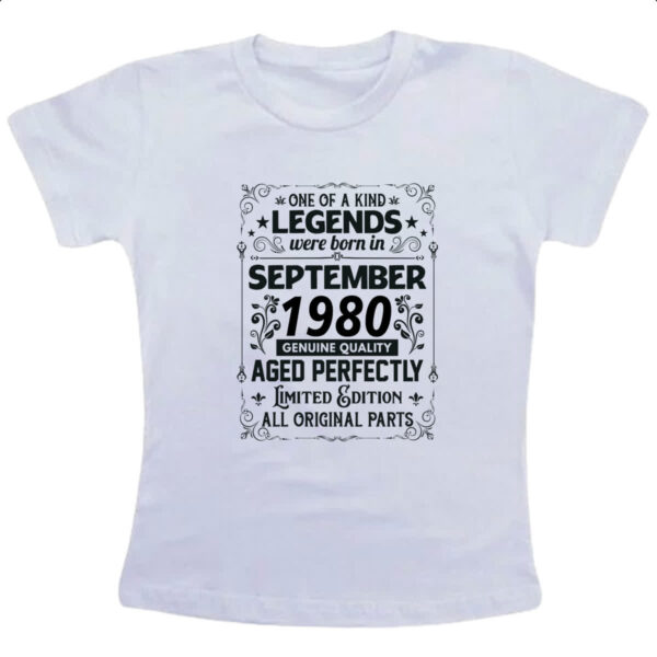 Camiseta Infanto Juvenil Legends Were Born SET-1980