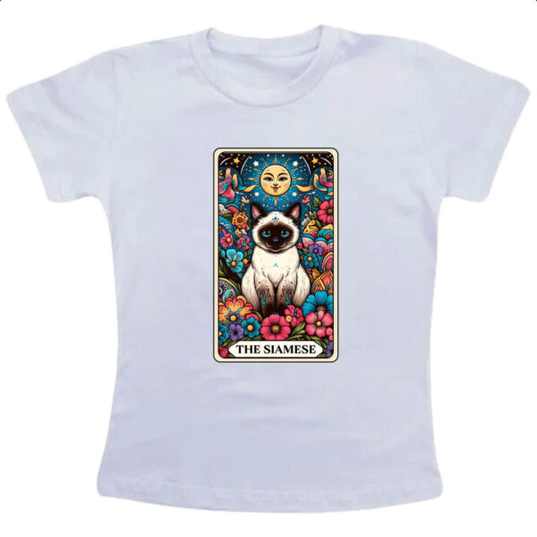 Camiseta Infanto Juvenil Taro gato Siames