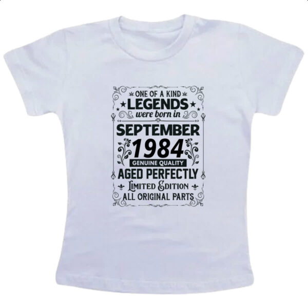 Camiseta Infanto Juvenil Legends Were Born SET-1984