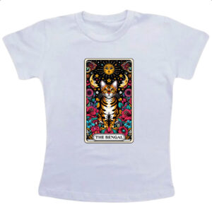 Camiseta Infanto Juvenil Taro gato de Bengala