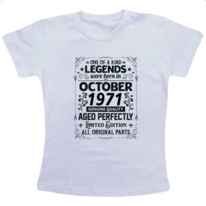 Camiseta Infanto Juvenil Legends Were Born OUT-1971