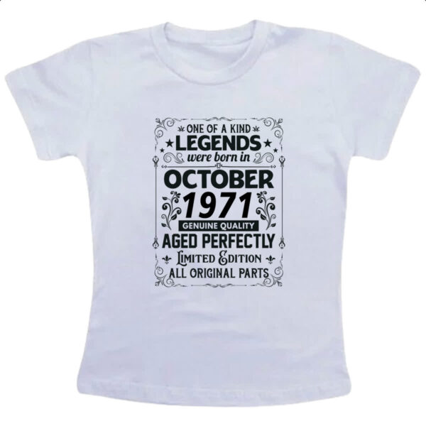 Camiseta Infanto Juvenil Legends Were Born OUT-1971