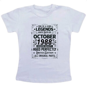 Camiseta Infanto Juvenil Legends Were Born OUT-1988