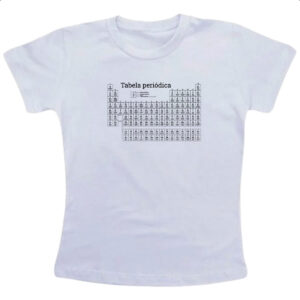 Camiseta Infanto Juvenil Tabela periodica
