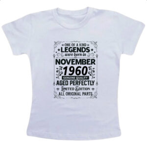 Camiseta Infanto Juvenil Legends Were Born NOV-1960
