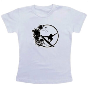 Camiseta Infanto Juvenil Surf Noir Design