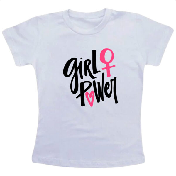Camiseta Infanto Juvenil Empoderada Girl Power