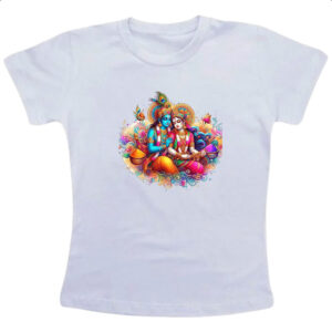 Camiseta Infanto Juvenil Holi Radha Krishna