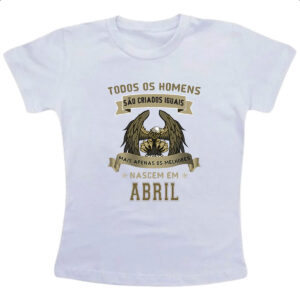 Camiseta Infanto Juvenil Homem Lenda Aguia Abril