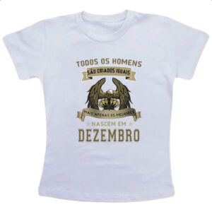 Camiseta Infanto Juvenil Homem Lenda Aguia Dezembro