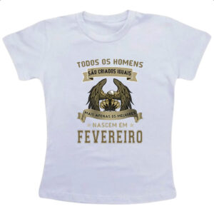 Camiseta Infanto Juvenil Homem Lenda Aguia Fevereiro