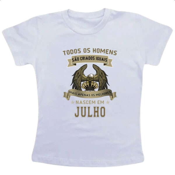 Camiseta Infanto Juvenil Homem Lenda Aguia Julho