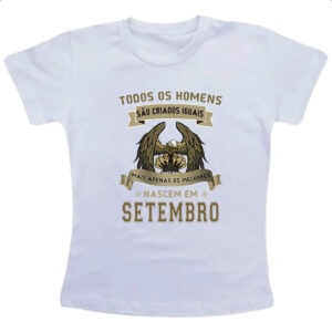 Camiseta Infanto Juvenil Homem Lenda Aguia Setembro