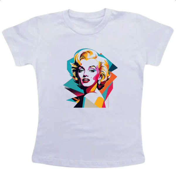 Camiseta Infanto Juvenil Marilyn Monroe Portait